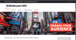 Desktop Screenshot of medialeaseooh.com