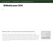 Tablet Screenshot of medialeaseooh.com